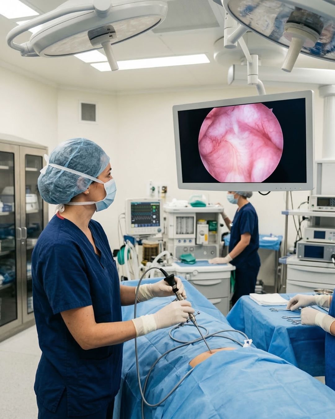 What happens during a hysteroscopy?